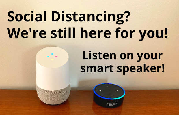 Listen with your smart speaker!