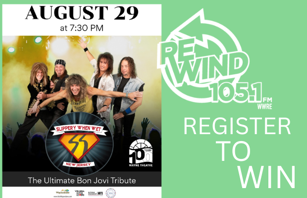 Win a Pair of Tickets to See “Slippery When Wet NJ, The Ultimate Bon Jovi Tribute Band” at the Wayne Theatre!